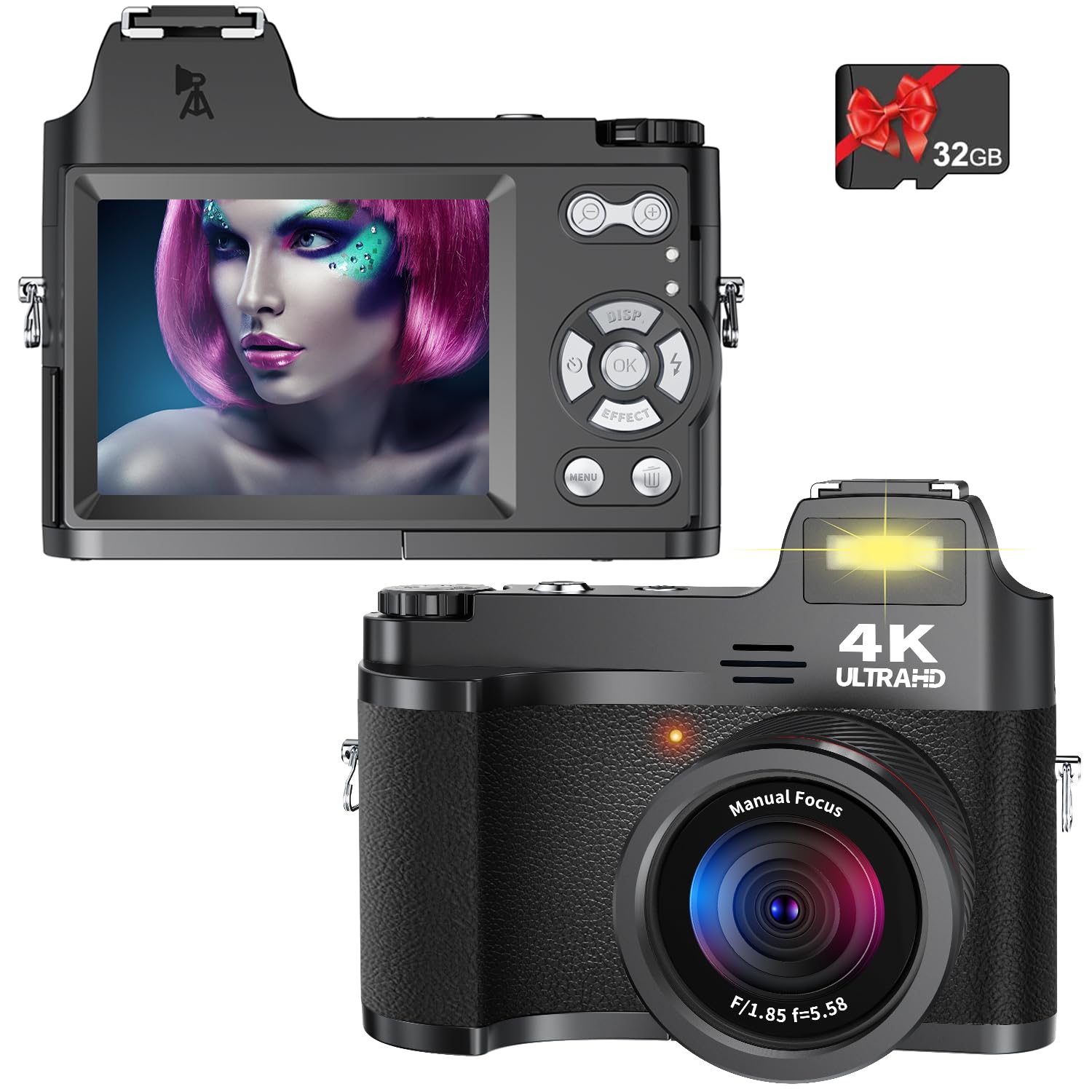 Amazon.com : 4K Digital Camera for Photography 48MP Vlogging
